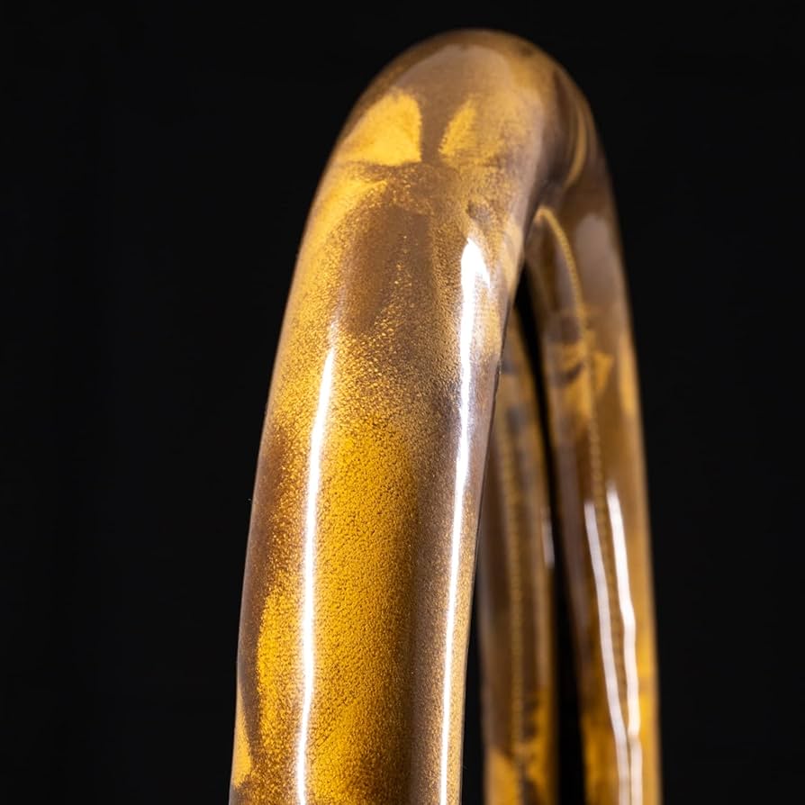 まる丸　金華山・コスモス（ゴールド） 金華山生地 コスモス ゴールド m単位切売り (のり無) : トラック